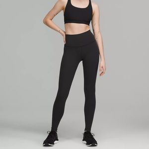 Lululemon Black Wunder Train High Rise Leggings